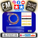 TAMIYA - 56550 (WHITE - 2X REVERSE LIGHT) RC LED LIGHT (1M LONG FOR MFU - FOR LOG TRUCK) EXTRA LONG