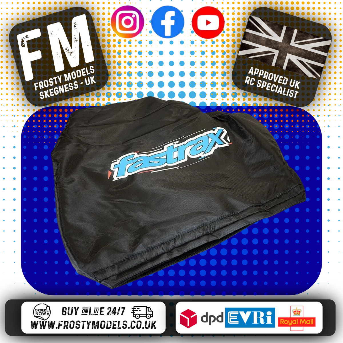 FASTRAX - TRANSMITTER RADIO MUFF WHEEL W/WINDOW / WATERPROOF COVER - FAST678