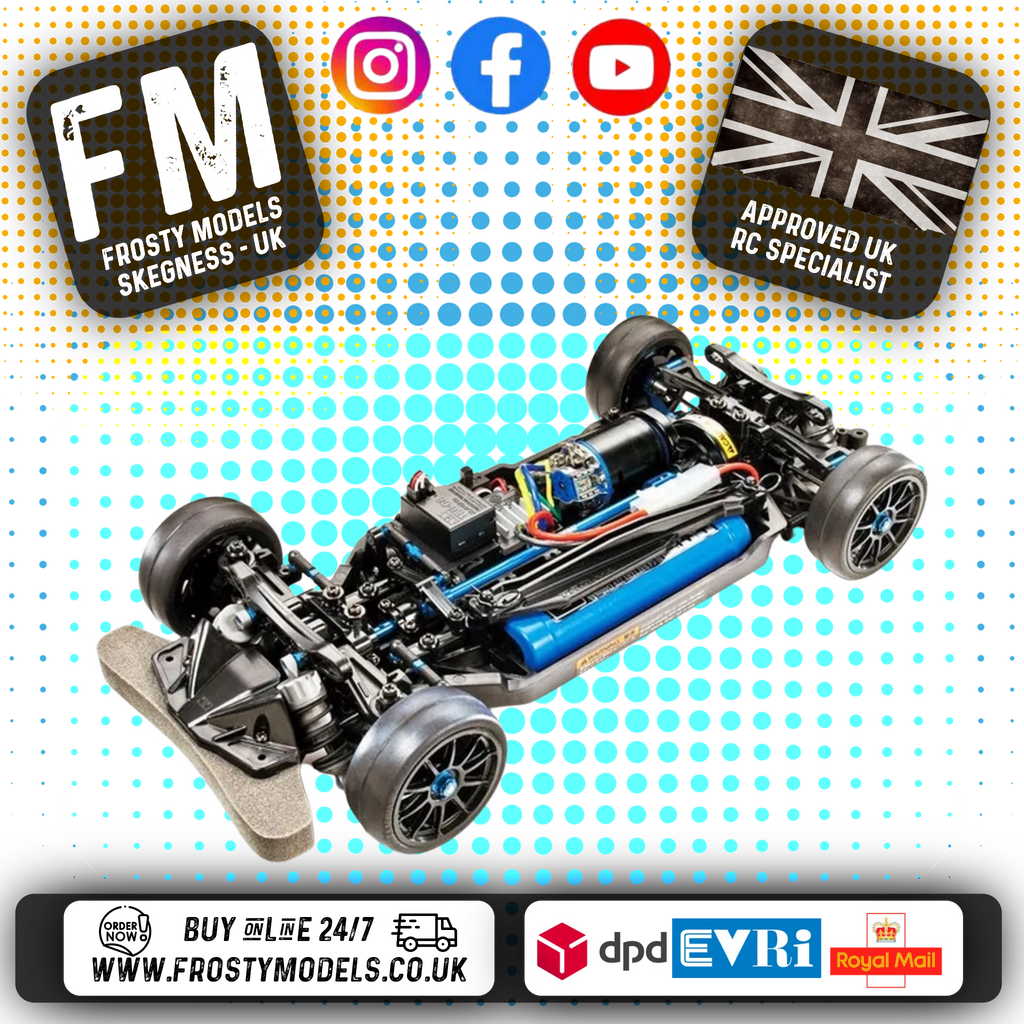 FASTRAX - TAMIYA TT02 ALUMINIUM MAIN DRIVESHAFT PROP SHAFT - FTTA007B