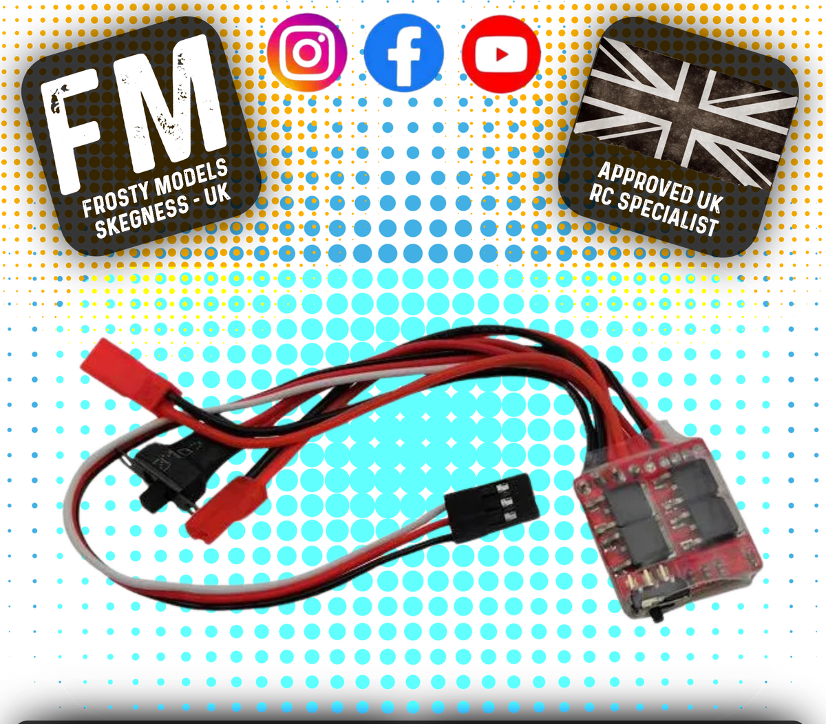 RC OVERHAUL - ROCK CRAWLER Winch Control ESC (Control Via Receiver) - 30AG-RCO-CR003