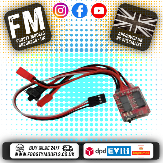RC OVERHAUL - ROCK CRAWLER Winch Control ESC (Control Via Receiver) - 30AG-RCO-CR003