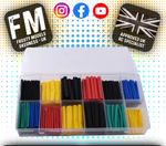 RC OVERHAUL - RC Heat Shrink Tube Pack 1/2/3/4/5/6/8/10mm (includes case) O-RCO-HSPACK