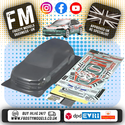 TAMIYA - 51421 1/10 Castrol Honda Civic VTi BODY SHELL SET 190MM Wide / 257mm Wheelbase
