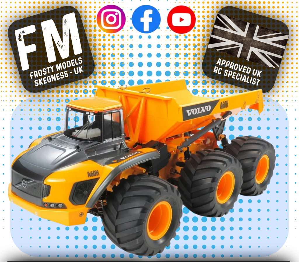 TAMIYA 58676 - (Unbuilt Demo Kit) RC 1/24 VOLVO A60H HAULER - (G6-01 Chassis Kit) - 486mm long! (Motor & ESC included)