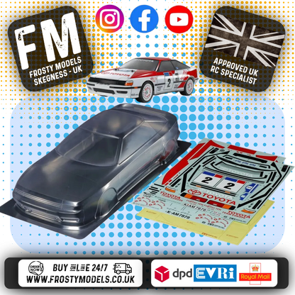TAMIYA - 51708 1/10 Celica GT-Four ST165 Body Shell 190MM wide / Standard 257mm Wheelbase