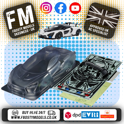 TAMIYA - 51693 1/10 RC Mclaren Senna Body Shell 190MM Wide / Standard 257mm Wheelbase
