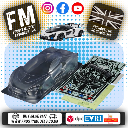 TAMIYA - 51693 1/10 RC Mclaren Senna Body Shell 190MM Wide / Standard 257mm Wheelbase