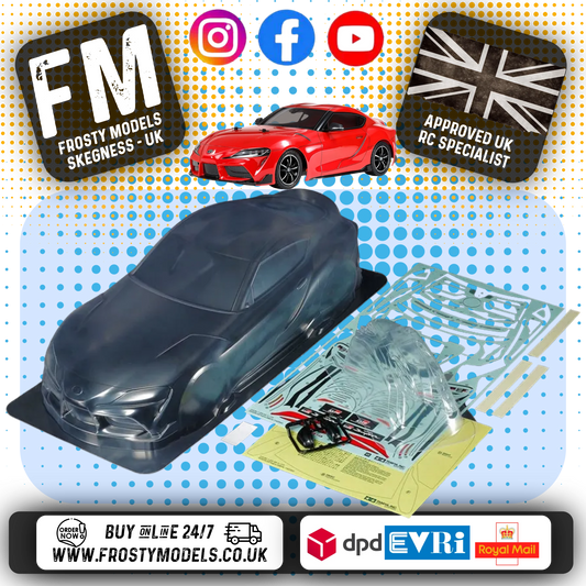 TAMIYA - 51622 1/10 RC TOYOTA GR Supra Body Shell 190MM Wide / Standard 257mm Wheelbase