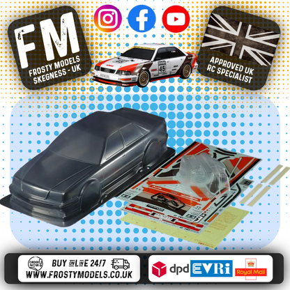 TAMIYA - 51653 1/10 RC 1991 AUDI V8 Body Shell 190MM Wide / Standard 257mm Wheelbase
