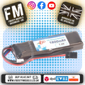 Intellect - Tx Radio Lipo 1800mAh (FUTABA PLUG) 1C - 2S 7.4V - SIZE 13.7*27.5*83mm - IP652540D5R1-2S2P