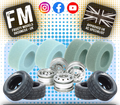 TAMIYA TT01E EURO TRUCK - Carpet Racing Bundle Wheels, Inserts & Tyres (TUBBY PRO SPEC - Silver Truck Wheels)