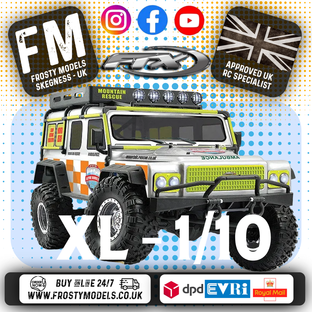 FTX - KANYON 4X4 MOUNTAIN RESCUE 2-SPEED RC RTR 1:10 XL ROCK CRAWLER - FTX5563R (working winch & lights)