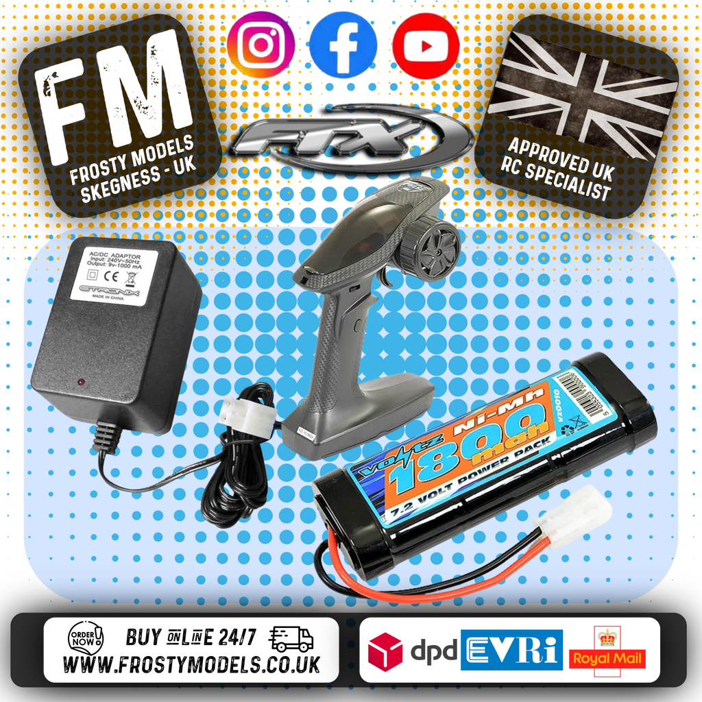 FTX - KANYON 4X4 MOUNTAIN RESCUE 2-SPEED RC RTR 1:10 XL ROCK CRAWLER - FTX5563R (working winch & lights)