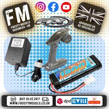 FTX - BANZAI RC 2.4GHZ 4WD RTR 1/10 BRUSHED DRIFT CAR - RED - RADIO/BATTERY/CHARGER INCLUDED
