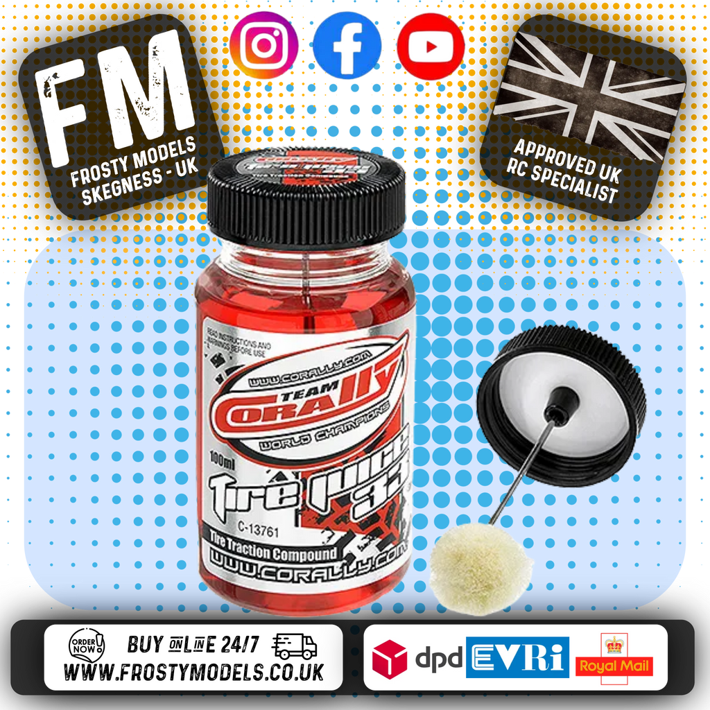 CORALLY - RC TIRE/TYRE JUICE 33 RED ASPHALT / FOAM ADDITIVE - C-13761