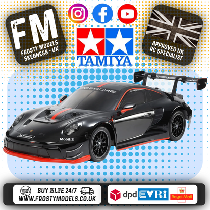 TAMIYA 58745 - Porsche 911 GT3 R (992) TT02 RC Touring Car 1/10 (INC'S MOTOR & ESC ONLY)