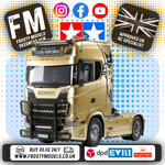 TAMIYA 56379 - RC TRACTOR TRUCK Scania 770 S 4X2 (2 AXLE) (INC'S MOTOR ONLY)