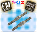 YEAH RACING  - 64 Titanium Turnbuckle 3x28mm 2pcs - TBTI-0328