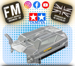 TAMIYA - 22023 Lexan Clear TT-02 CHASSIS COVER SET - Supplied Uncut in Polycarbonate