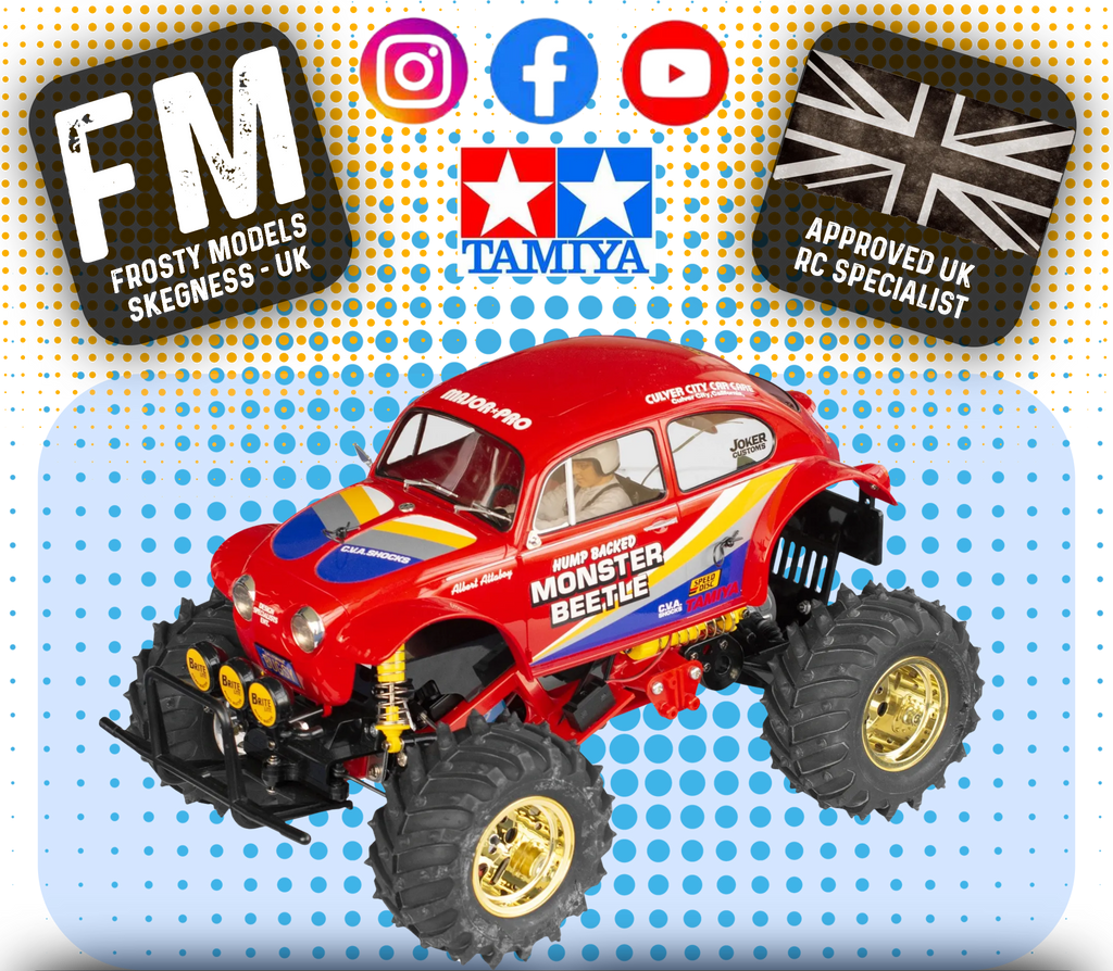 Tamiya 58618 - RC Monster Beetle 2015 Kit 1/10 Monster Truck - (ESC & MOTOR only)