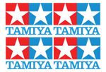 Tamiya - Livery 1/10 Decals / Stickers Promo 4x 65mm x 50mm - Super High Quality (Clear Backing)