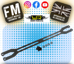 YEAH RACING - 2.2mm Graphite Upper Deck For Tamiya TT02 Series - TATT-079BK