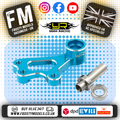 YEAH RACING - Aluminum Steering Arm Set For Tamiya GF01 G6-01 (KONG HEAD) - TAWR-030BU