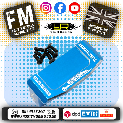 YEAH RACING - Aluminum Servo Mount For Tamiya TT02 Series (BLUE) - TATT-057BU