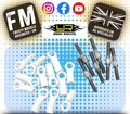 YEAH RACING - 64 Titanium Turnbuckle Set For TATT-S04 - TATT-052 TT02 COMPETITION UPGRADE KIT
