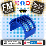 Yeah Racing - Aluminium 540 Motor Heat Sink Blue - YA-0130BU