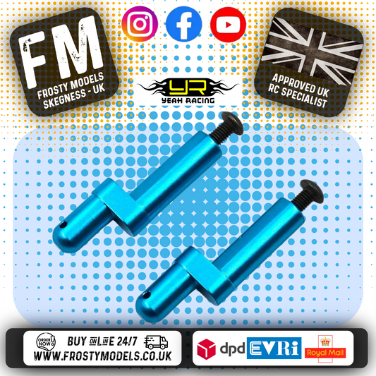 YEAH RACING - Aluminum Battery Post For Tamiya TT02 TT02B - TT02-021BU