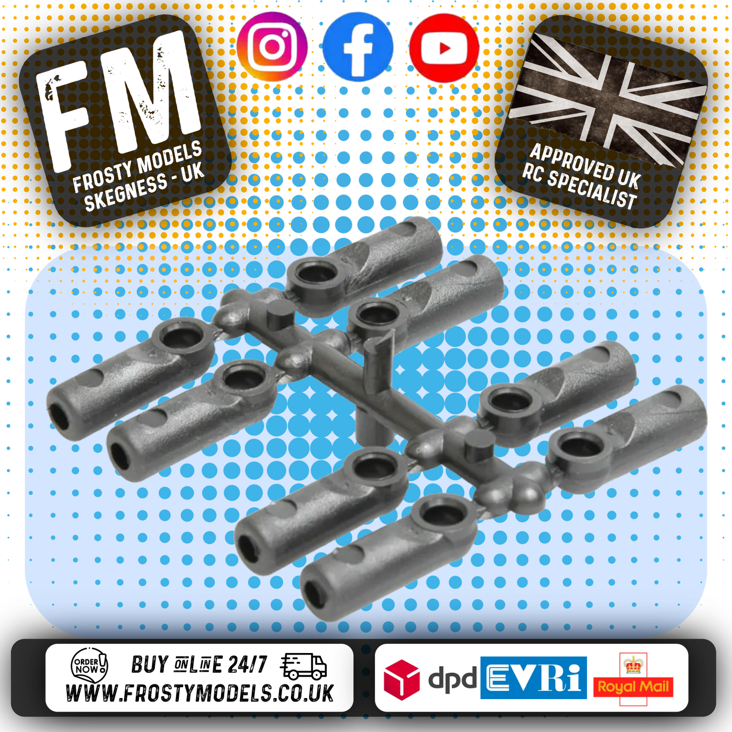 SCHUMACHER - Ball Grippa Sockets (pk 8) - U1704