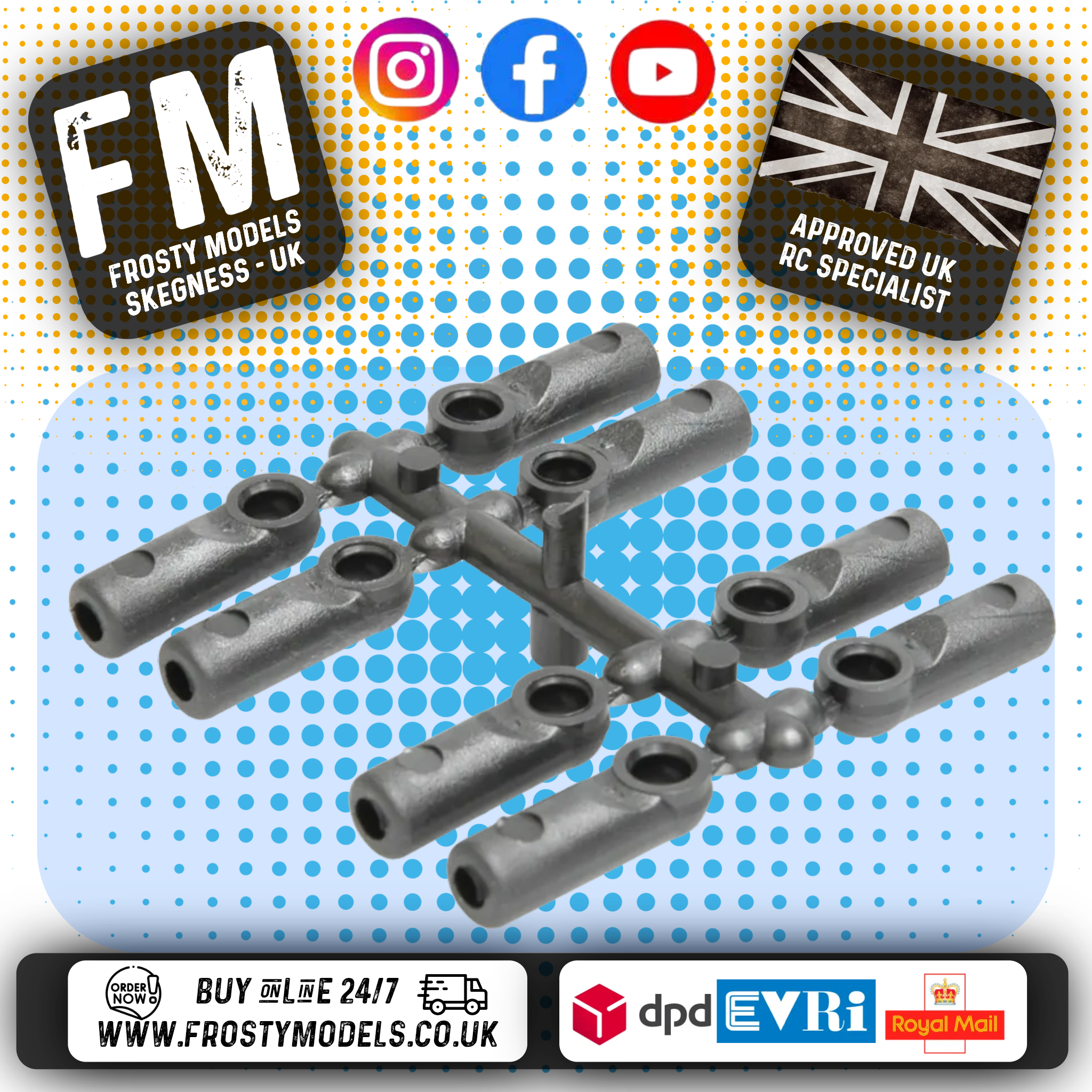 SCHUMACHER - Ball Grippa Sockets (pk 8) - U1704