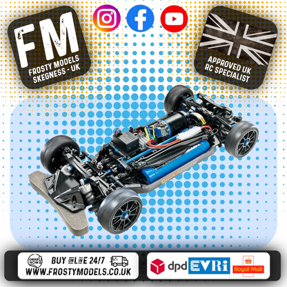 TAMIYA - 47326 TT-02R 1/10 4WD RC Racing Chassis Kit [No Motor / ESC]