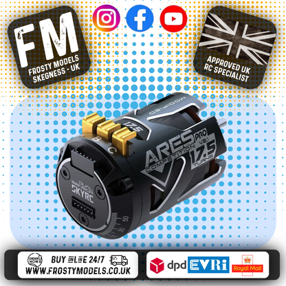 ARES - V2.1 Spec Brushless Sensored AT Motor 13.5T - SK-400003-58 (BRCA APPROVED)