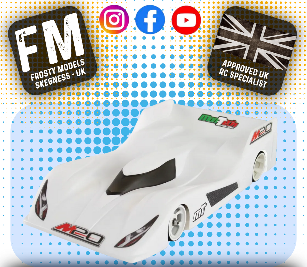 Montech - M20 1/12 LMP Carpet Clear Lexan Body Shell - MT019016L