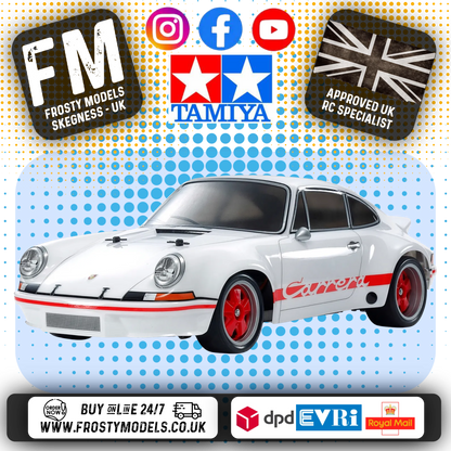 TAMIYA 58740 - 911 Carrera RSR 2.8 Clear Body (BT-01) (INC'S MOTOR & ESC ONLY)