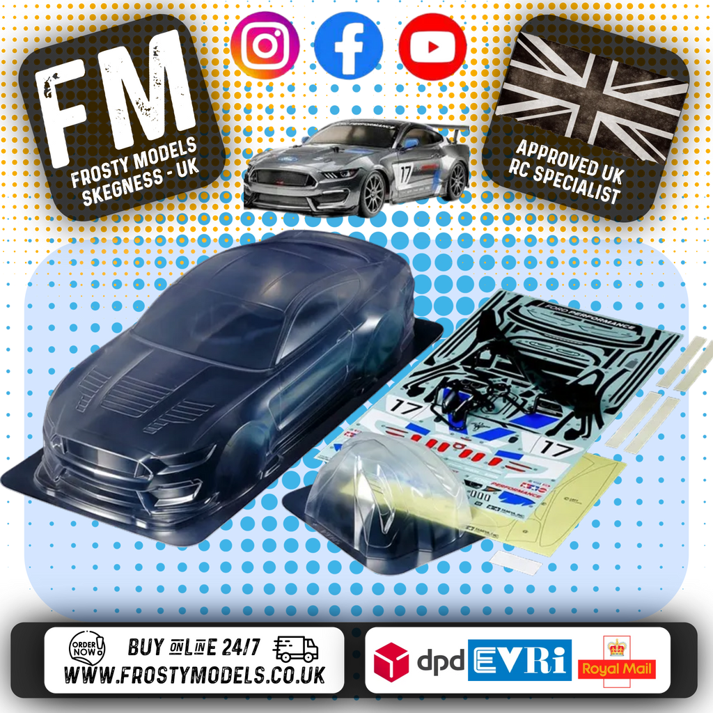 TAMIYA 51614 - RC BODY SET FORD MUSTANG GT4 1/10 (190MM WIDE / 256MM STANDARD WHEELBASE)