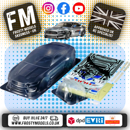TAMIYA 51614 - RC BODY SET FORD MUSTANG GT4 1/10 (190MM WIDE / 256MM STANDARD WHEELBASE)
