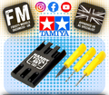 TAMIYA 74057 - RC PORTABLE TOOLS SET (2MM DRILL, 2MM DRIVER & REAMER) & CASE