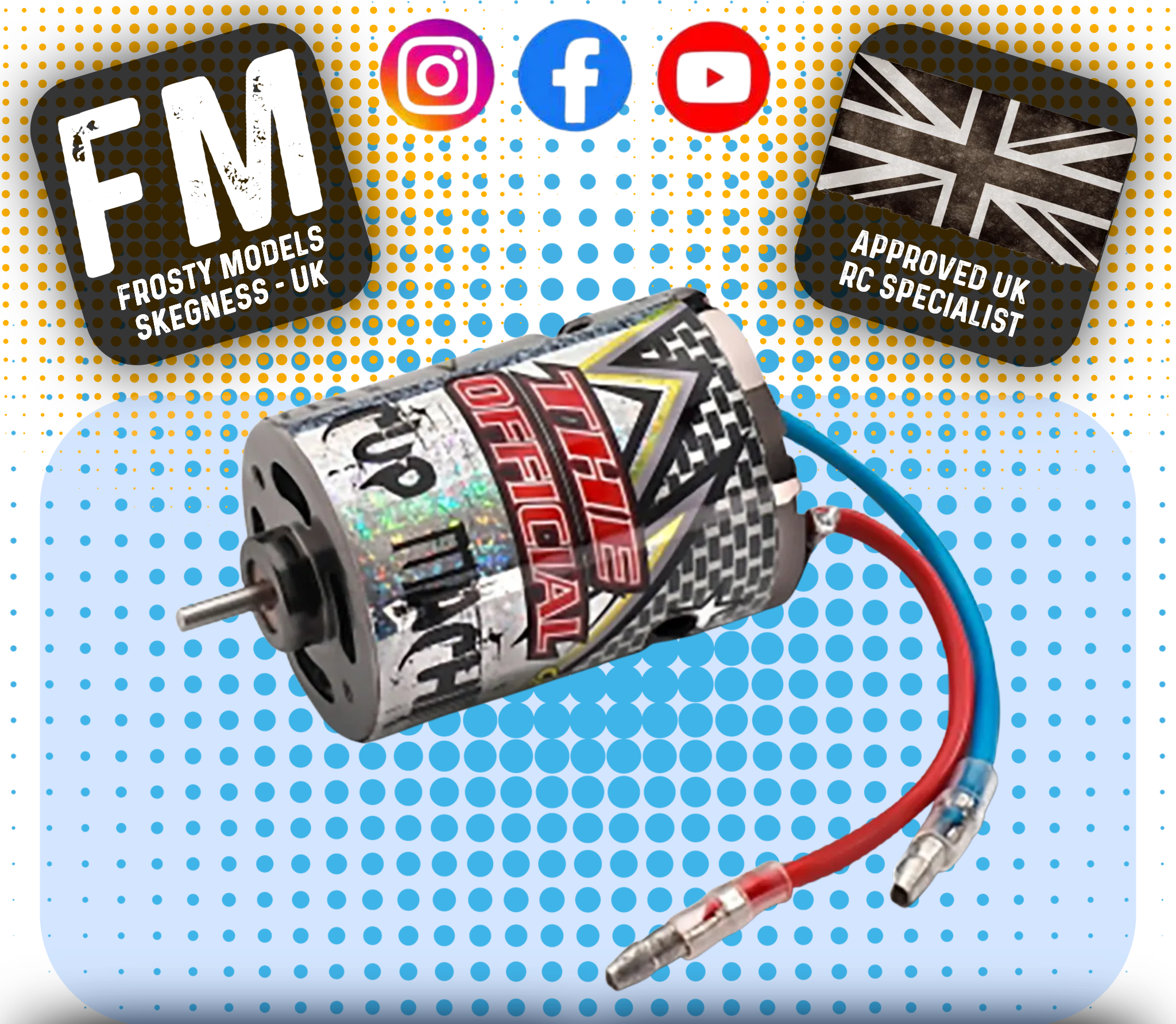 Carson - 540 RC ELECTRIC MOTOR CUP (SIMULAR TO SPORT TUNED) RPM 16,400 - C906052