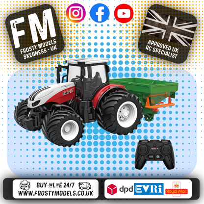 KORODY - RC 1:24 TTRACTOR WITH FERTILIZER TRUCK W/LED LIGHTS - K-6635K