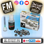 YEAH RACING - RC Ball Bearing Set with Bearing Oil (TAMIYA TT02S) - (YB0295MX)