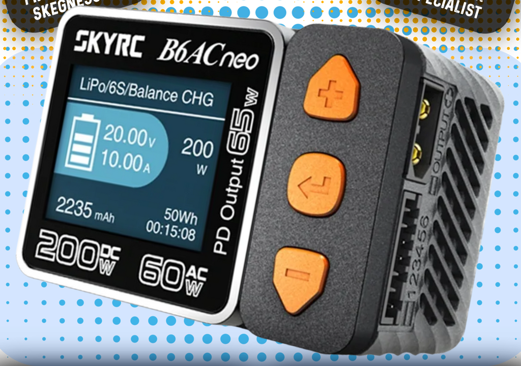 SKY RC - B6ACNEO AC/DC 10A 1-6S LiPo/LiFe/LiIon/LiHV BATTERY CHARGER - SK-100200