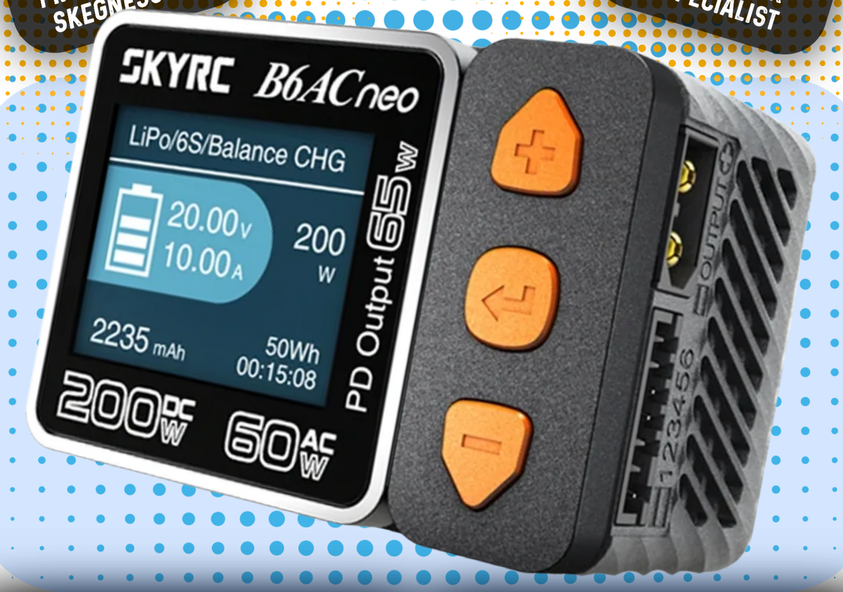 SKY RC - B6ACNEO AC/DC 10A 1-6S LiPo/LiFe/LiIon/LiHV BATTERY CHARGER - SK-100200