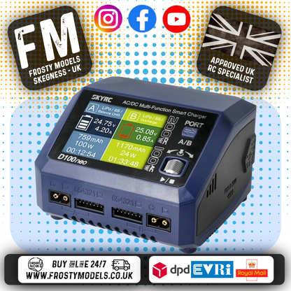 SKY RC - D100NEO AC/DC DUAL OUTPUT LIPO/LIHV 1-6S 10A BATTERY CHARGER - SK-100199