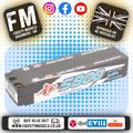 Intellect Platinum - Lipo LiHV 2S Slim Stick 5800mAh 7.6v 120C (5mm Bullet) - IPSL2S5800PT1