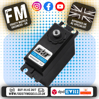 SRT - MG Waterproof LV 4.8V ~ 6v STD Digital Servo - SRTDL3020 (6.0v): 0.11 sec / 20.0kg) - (Ideal for 1/10 On/Off Road & TT01E Euro Truck)