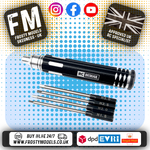 RC Overhaul - RC Tools Hex Driver 4 in 1 Set 1.5mm/2mm/2.5mm/3mm - T-RCO-TL004