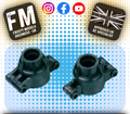 Tamiya 53673 - RC 2degre TOE-IN REAR UPRIGHT (Fits TT01E) - (Not Euro Truck Race Approved)